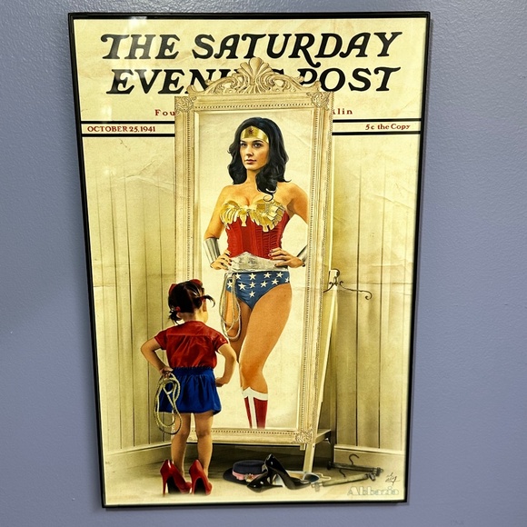 Other - Framed Wonder Woman Poster 11X17 Gal Gadot DC Comics